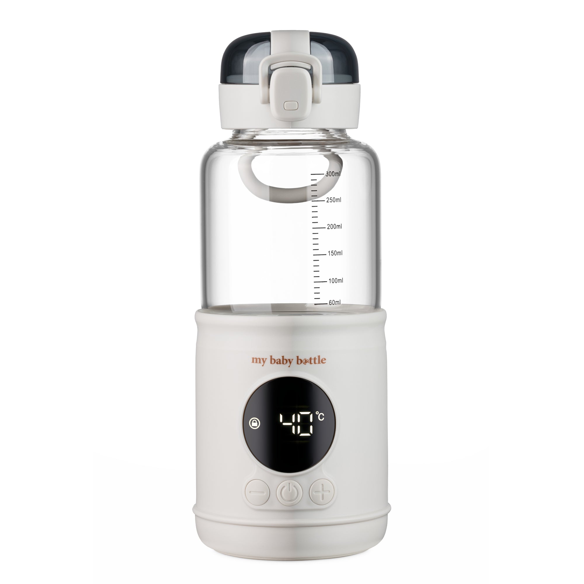 MyBabyBottle Pro - Încălzitor portabil de apă și lapte pentru bebeluși - Alb